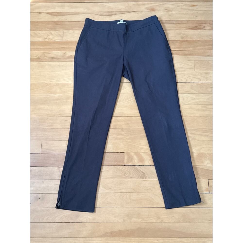 Eileen Fishee Size XS Gray Mid Rise Zipper Ankle Trouser